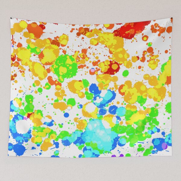 Item preview, Rainbow Paint Splatter Print designed and sold by SparkyMae.