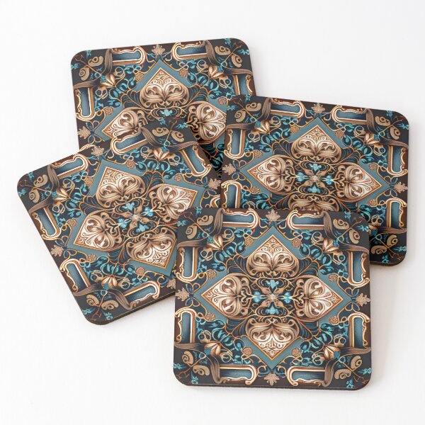 Item preview, Enchanted European Pattern Digital Painting designed and sold by CodeAndColors.