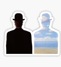 Magritte Sticker