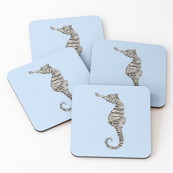 Item preview, ZEBRA SEAHORSE-Hippocampus zebra designed and sold by BEATRIZ ABAITUA.