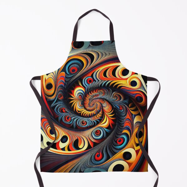 Item preview, Psychedelic Futuristic Swirling Geometric Modern  Digital Painting designed and sold by CodeAndColors.