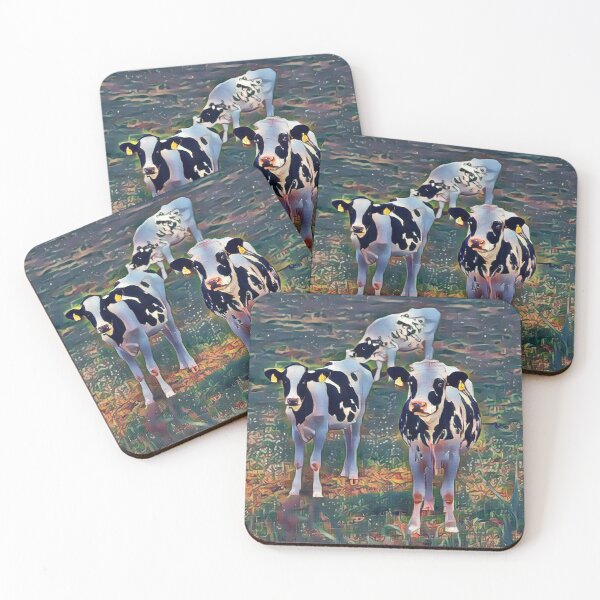 Item preview, Curious black and white dairy cows hear a sound designed and sold by FarmsteadAcers.