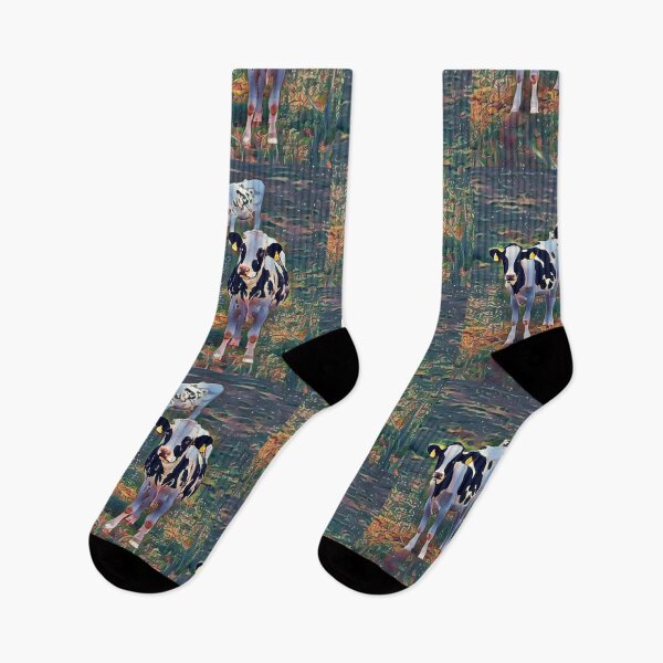Item preview, Curious black and white dairy cows hear a sound designed and sold by FarmsteadAcers.