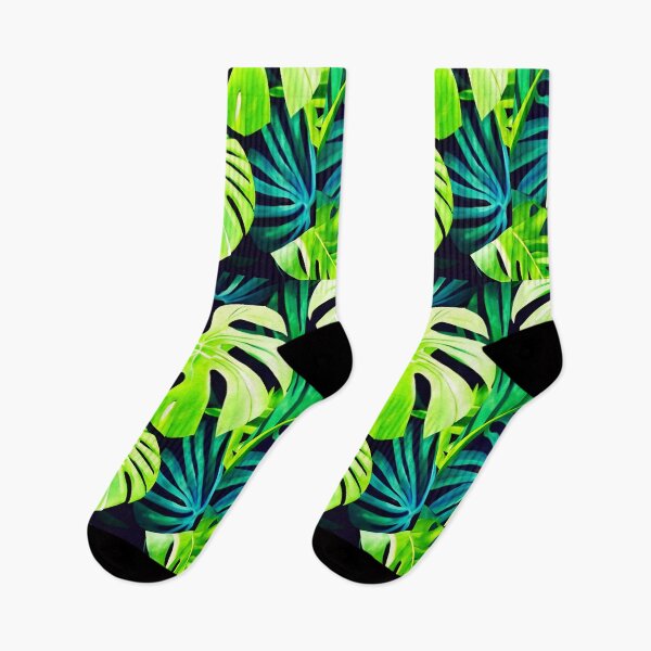Item preview, Monstera Tropical Leaves Watercolor Art designed and sold by Ascooepics.