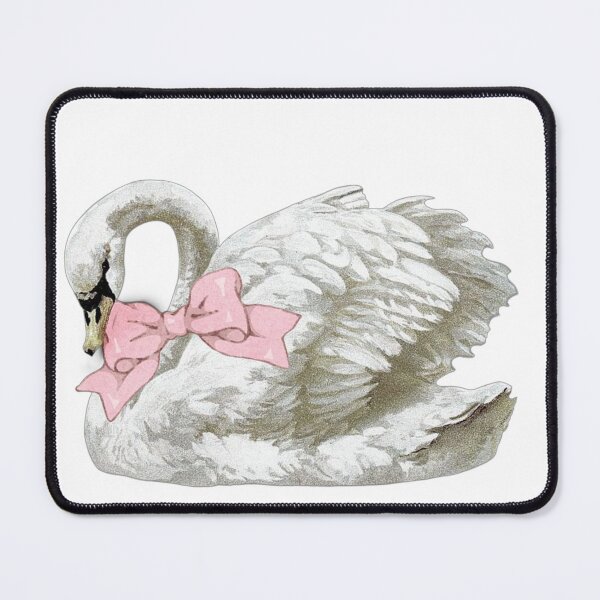 Item preview, Swan with ribbon bow  designed and sold by Pixiedrop.