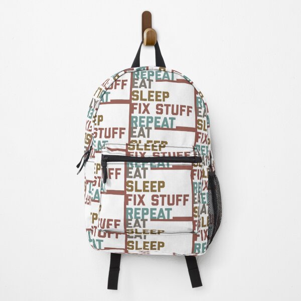 Item preview, Eat sleep fix stuff repeat designed and sold by Hamza Mrizak.