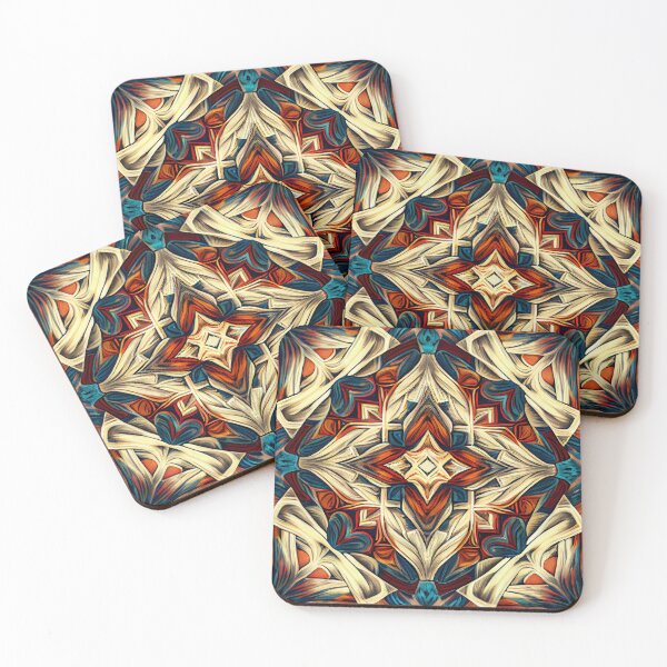 Item preview, Dense Square Artistic Transitional Pattern Digital Painting designed and sold by CodeAndColors.