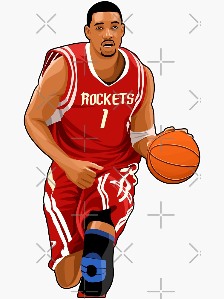 Tracy McGrady Back-To Sticker for Sale by RatTrapTees