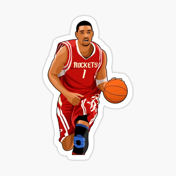 Tracy Mcgrady Dribbles Moves Sticker For Sale By Heavenbeat Redbubble