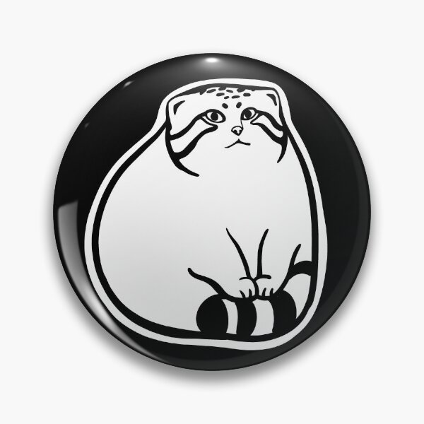 Item preview, Pallas's cat paws on tail.Stylized art of a cute chonker designed and sold by martodesign.