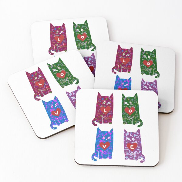 Item preview, Amigos in Love - Adorable Cats Filled with LOVE  designed and sold by Corinafoto.
