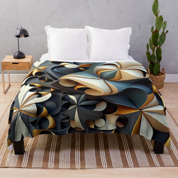 Artikelvorschau, Three Dimensional Irregular Contemporary Pattern Digital Painting entworfen und verkauft von CodeAndColors.