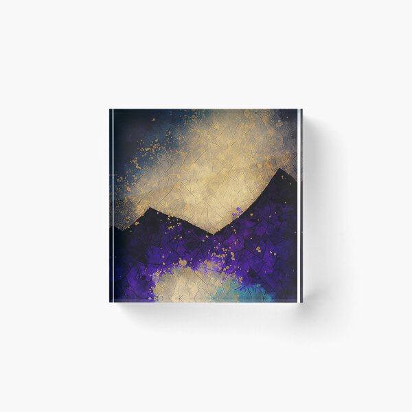 Item preview, Golden Aurora over the purple mountains designed and sold by Michael Bollin.