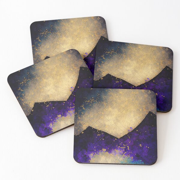 Item preview, Golden Aurora over the purple mountains designed and sold by Michael Bollin.