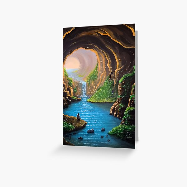 Stream Of Thought Greeting Card