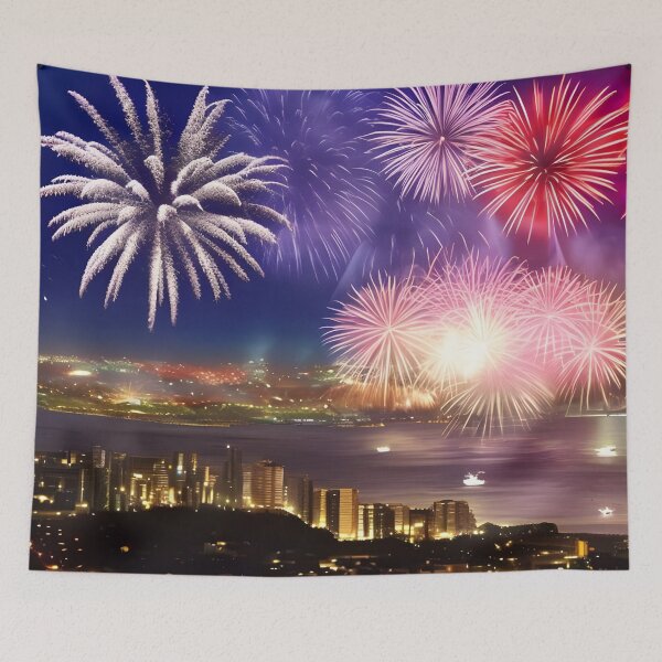 Item preview, Fireworks Over the City designed and sold by jrk123.