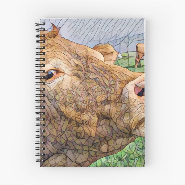 Item preview, Close Up Cow head painting designed and sold by FarmsteadAcers.