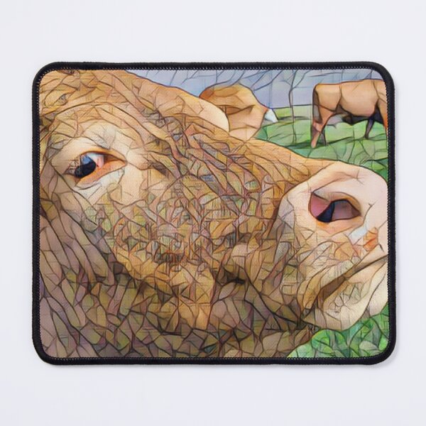 Item preview, Close Up Cow head painting designed and sold by FarmsteadAcers.