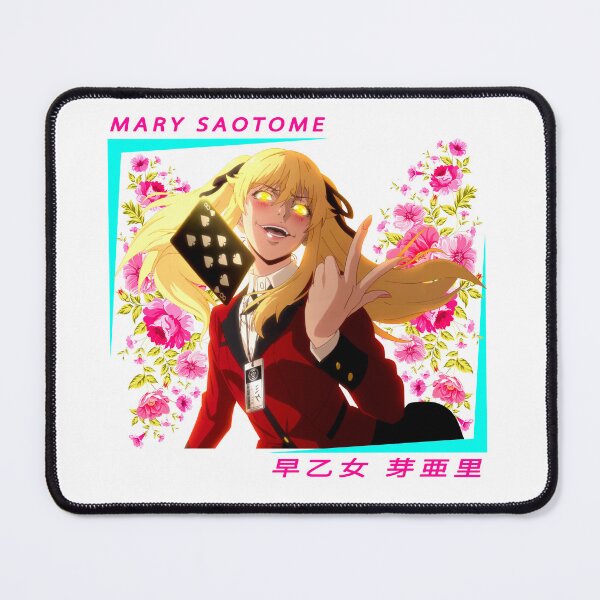 Item preview, Kakegurui - Mary Saotome withe flowers designed and sold by HASSANIYATT.