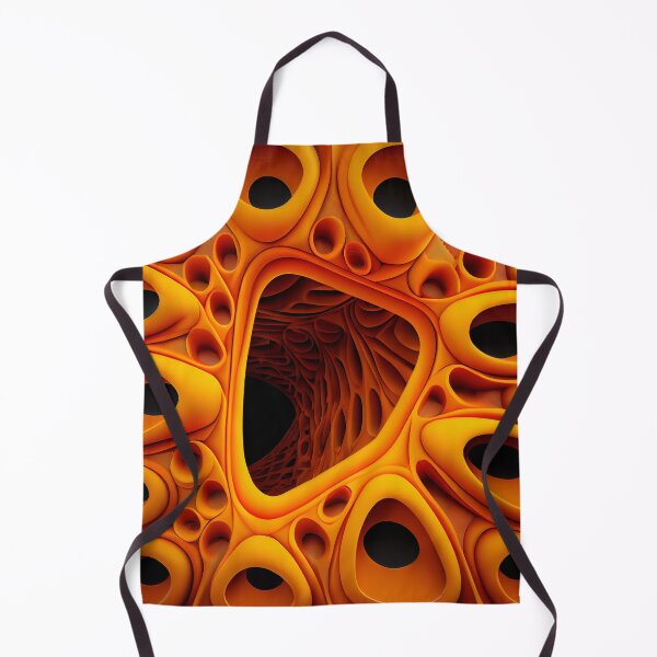 Item preview, Three Dimensional Ancient Orange Australian Pattern Digital Painting designed and sold by CodeAndColors.