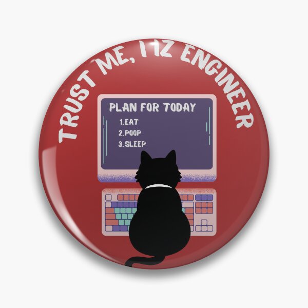 Item preview, Trust me, I Iz engineer computer programmer cat  designed and sold by t1n3333.