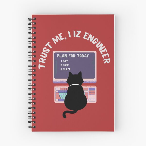 Item preview, Trust me, I Iz engineer computer programmer cat  designed and sold by t1n3333.