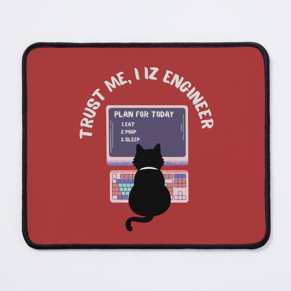 Item preview, Trust me, I Iz engineer computer programmer cat  designed and sold by t1n3333.