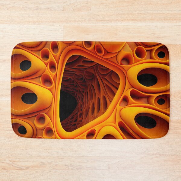 Item preview, Three Dimensional Ancient Orange Australian Pattern Digital Painting designed and sold by CodeAndColors.