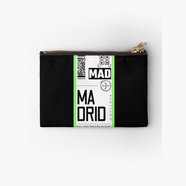 Item preview, MADRID MAD classic luggage tag airport stickers designed and sold by LeddsoDello.