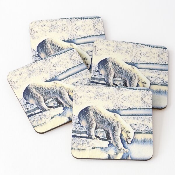 Item preview, Polar bear on the ice floe designed and sold by Astralia.