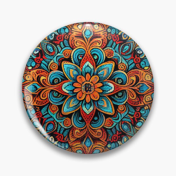 Artikelvorschau, Fine Exotic Bohemian Pattern Digital Painting entworfen und verkauft von CodeAndColors.