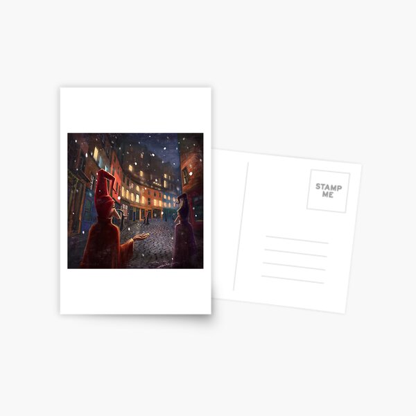 Item preview, "A Sudden Flurry" designed and sold by Matylda Konecka Illustrations.
