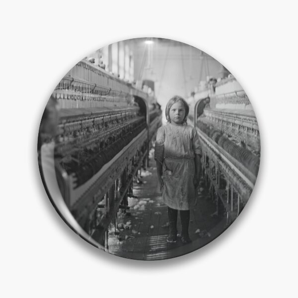 Item preview, Lewis Hine: Little Spinner in the Mollahan Mills, 1903 designed and sold by Vintage Wall Art.