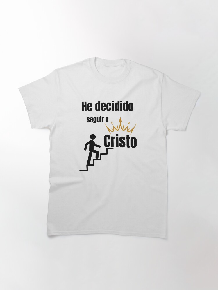 Camiseta cl sica con la obra Frases Cristianas de textosbiblia