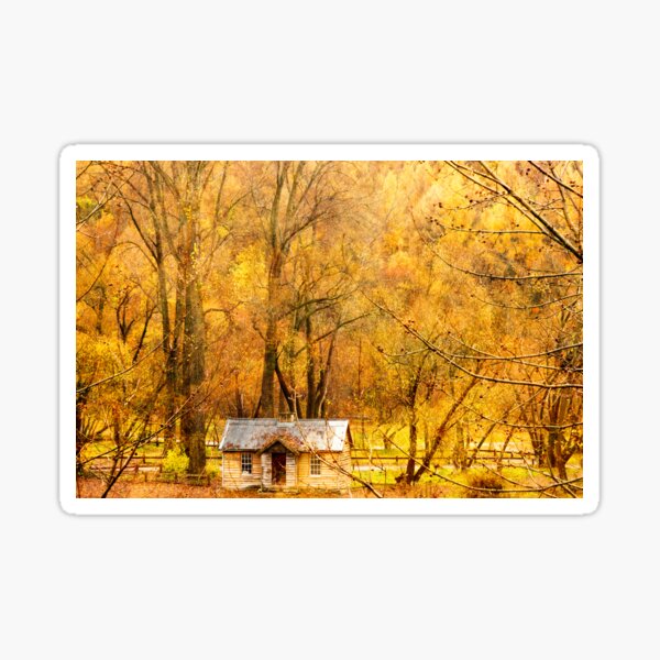 Autumn in Arrowtown Sticker