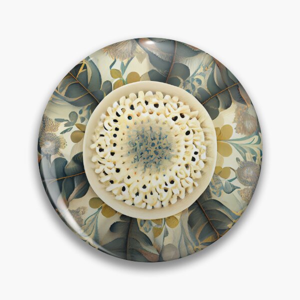 Artikelvorschau, Circular Soft Bold Natural Pattern Digital Painting entworfen und verkauft von CodeAndColors.
