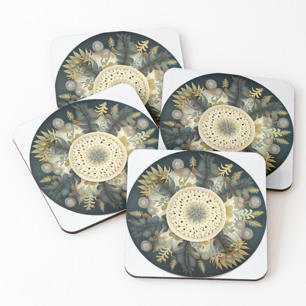 Item preview, Circular Soft Bold Natural Pattern Digital Painting designed and sold by CodeAndColors.