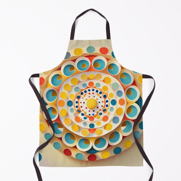 Item preview, Imagined Circular Minimalist Pattern Digital Painting designed and sold by CodeAndColors.