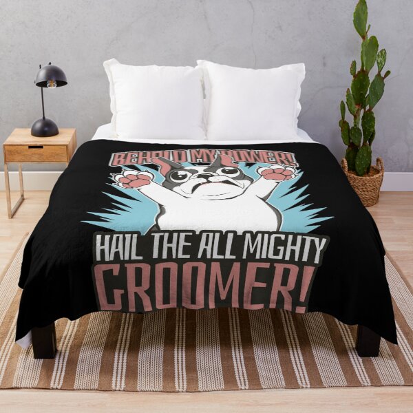 Item preview, Funny Dog Grooming French Bulldog Dog Cartoon designed and sold by MrEddie10.