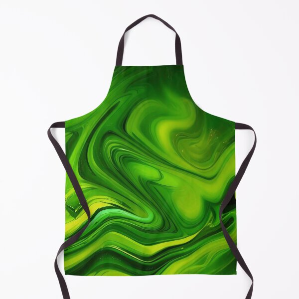 Item preview, Cool Green and Yellow Abstract Marble Pattern designed and sold by CattlettArt.