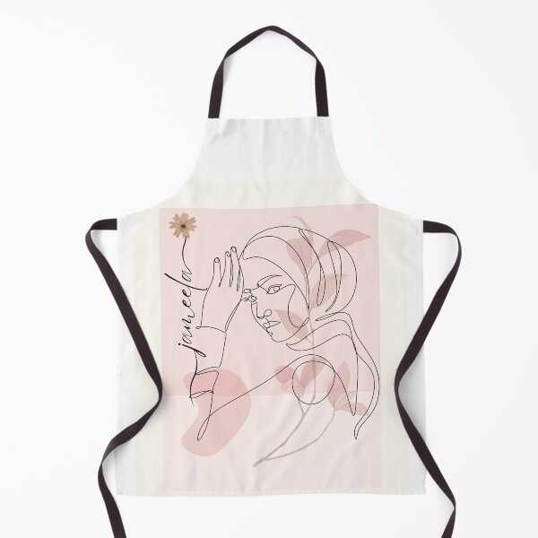 Item preview, Jameela Girl Line Art Pink Pastel designed and sold by marknprints.