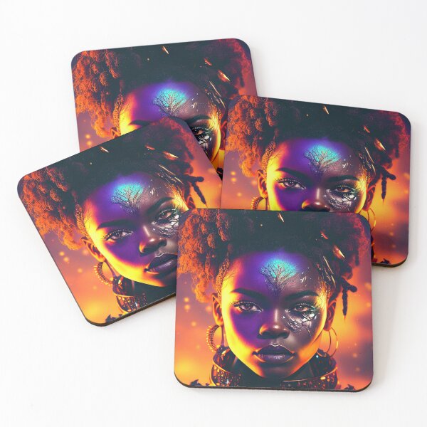 Item preview, Afrofuturism Art designed and sold by MidJourneymen.