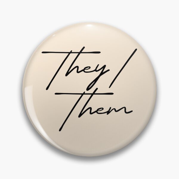 Item preview, Handwritten They Them Pronouns Pride Design designed and sold by LostlightDesign.