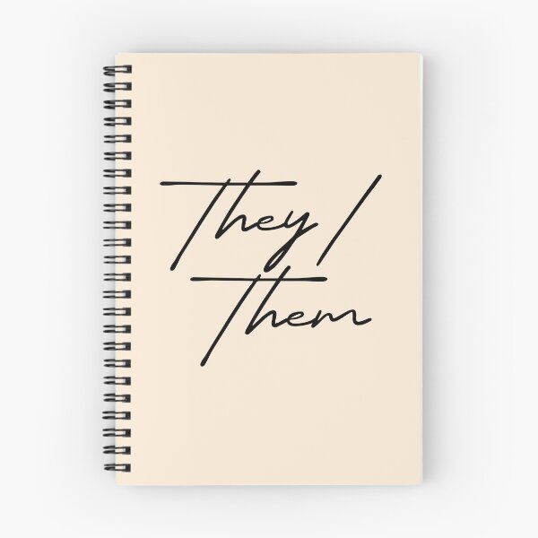 Item preview, Handwritten They Them Pronouns Pride Design designed and sold by LostlightDesign.
