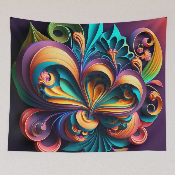 Item preview, Floral Colourful Vibrant Composition Designs for Home Decor, Wedding, Events Fashion, Lifestyle and Accessories  designed and sold by RAGANADesign.