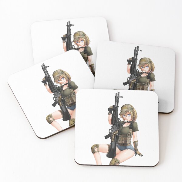 Item preview, Military Anime Girl designed and sold by kittiescuties.
