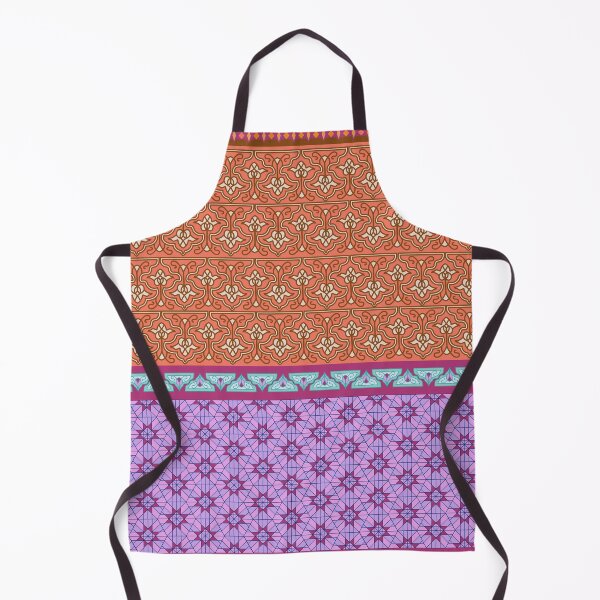 Aperçu de l'œuvre Patchwork de motifs géométriques iraniens persans Motif mixte créée et vendue par Anna Lemos.