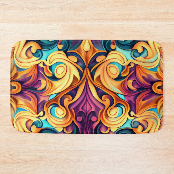 Item preview, Dreamy Thick Vivid Impressionist Baroque Line Pattern Digital Painting designed and sold by CodeAndColors.