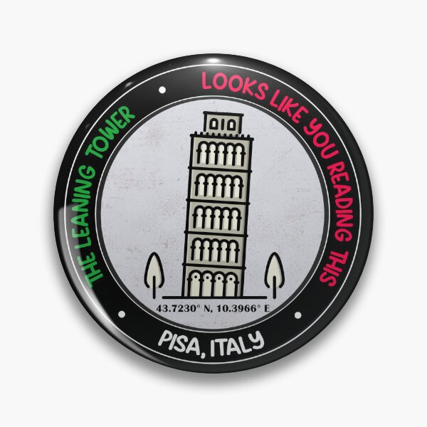 Item preview, Leaning Tower of Pisa Pun designed and sold by molamode.