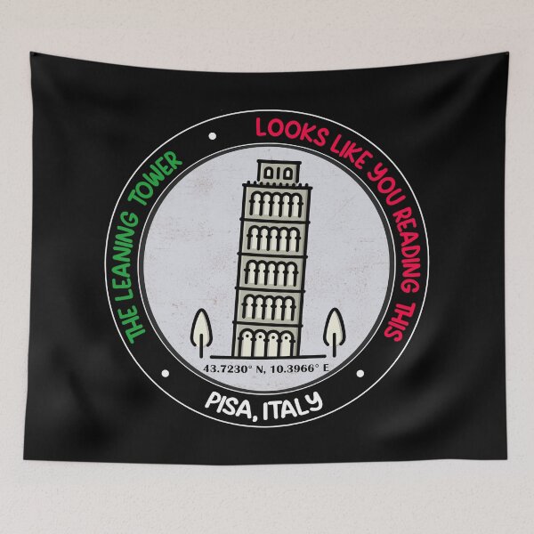 Item preview, Leaning Tower of Pisa Pun designed and sold by molamode.